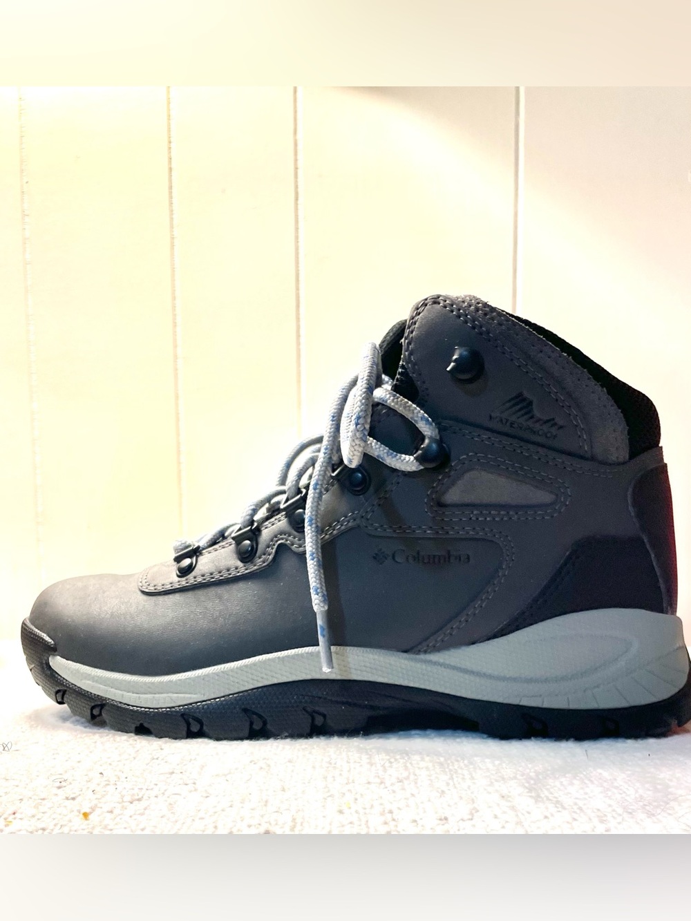 Columbia Gray and Black Waterproof Trail Boots